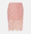 Rotate Birger Christensen Rotate Pink Skirt With Paillettes In Pink