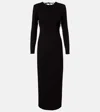 Rotate Birger Christensen Open-back Maxi Dress In Black