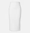 Rotate Birger Christensen Sequined Pencil Skirt In White