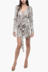 Rotate Birger Christensen Briiidget Sequin Wrap Dress