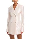 Rotate Birger Christensen Sequinned Blazer Dress In Neutral