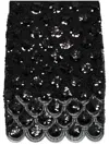 Rotate Birger Christensen Sequinned Pencil Skirt In Black
