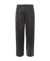 Rotate Birger Christensen Rotate Jeans With Sequined Stripes In Black