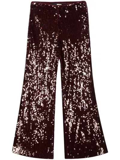 Rotate Birger Christensen Sequins Low Waist Pants