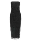 Rotate Birger Christensen Rotate Birgerchristensen Sequins Midi Tube Dress In Black