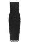 Rotate Birger Christensen Rotate Birgerchristensen Sequins Midi Tube Dress In Black