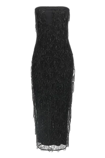 ROTATE BIRGER CHRISTENSEN 'SEQUINS MIDI TUBE' DRESS