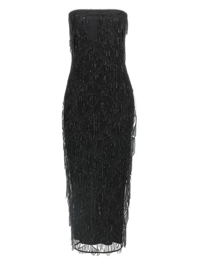 ROTATE BIRGER CHRISTENSEN 'SEQUINS MIDI TUBE' DRESS