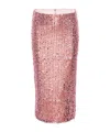 Rotate Birger Christensen Rotate Birgerchristensen Sequins Pencil Skirt In Pink