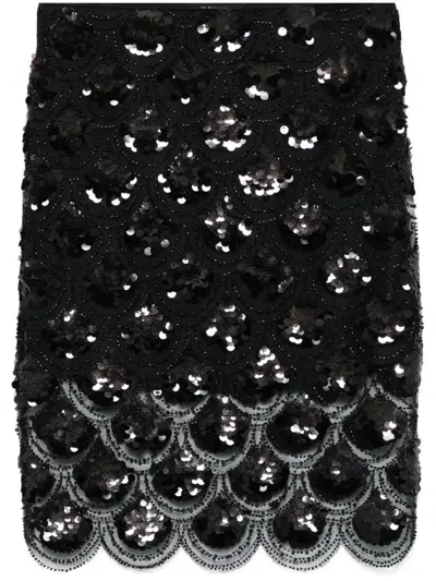 ROTATE BIRGER CHRISTENSEN ROTATE BIRGER CHRISTENSEN SEQUINS PENCIL SKIRT