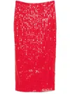 ROTATE BIRGER CHRISTENSEN SEQUINS PENCIL SKIRT