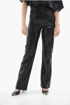 ROTATE BIRGER CHRISTENSEN SEQUINED FOIL STRAIGHT FIT PANTS