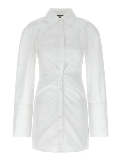 Rotate Birger Christensen Shirt Dress In White
