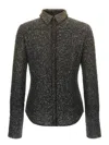 Rotate Birger Christensen Shirt With Sequins In Black