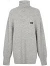 Rotate Birger Christensen Rotate Birgerchristensen Turtleneck Sweater In Grey