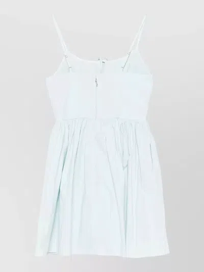 Rotate Birger Christensen Short Dress Defined Waistband Gathered Skirt