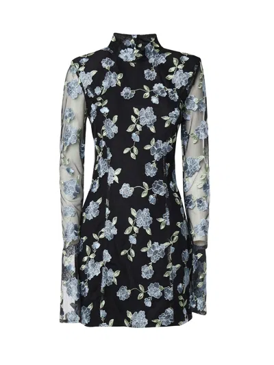 Rotate Birger Christensen Short Dress With Long Sleeves In Black