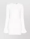 Rotate Birger Christensen Short Dress With Open Back And Ruffled Cuffs