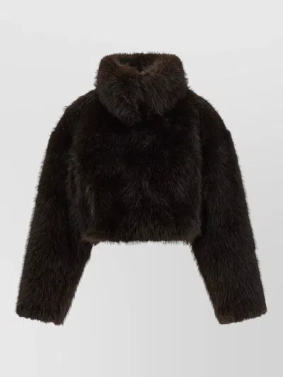Rotate Birger Christensen Short Faux Fur Jacket