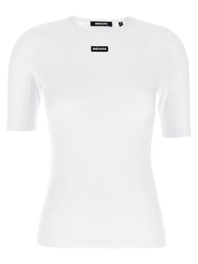 Rotate Birger Christensen 'short Sleeve' T Shirt In White