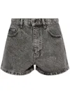 ROTATE BIRGER CHRISTENSEN SHORTS IN DENIM