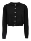 Rotate Birger Christensen Firm Knit Sweaters And Cardigans In Negro