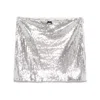 Rotate Birger Christensen Sequinned Mini Skirt