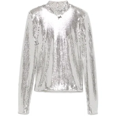 ROTATE BIRGER CHRISTENSEN SILVER SWEATERS