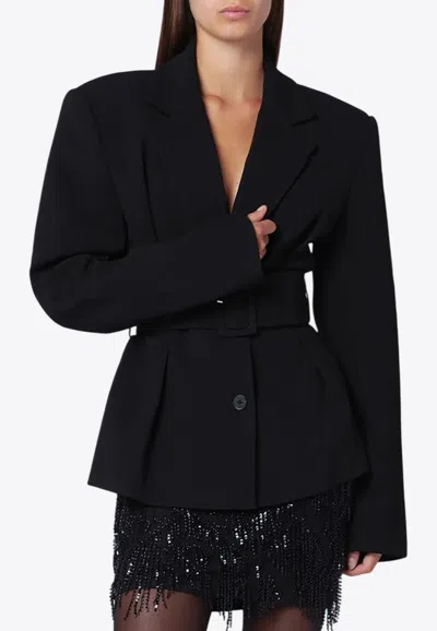 ROTATE BIRGER CHRISTENSEN SINGLE-BREASTED BELTED BLAZER