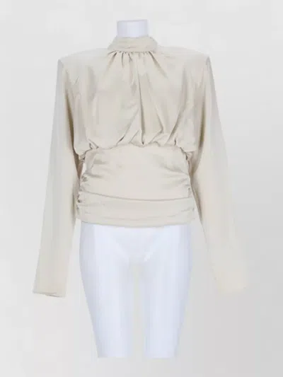 Rotate Birger Christensen Single-breasted Blazer In Neutral