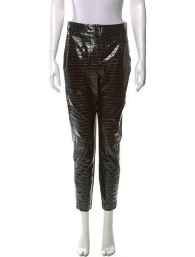 Pre-owned Rotate Birger Christensen Skinny Leg Pants In Black