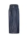 Rotate Birger Christensen Rotate Birgerchristensen Braided Skirt In Blue