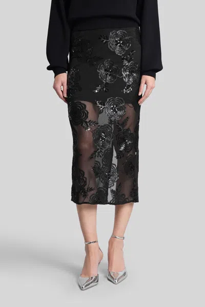 Rotate Birger Christensen Skirt In Black Polyester