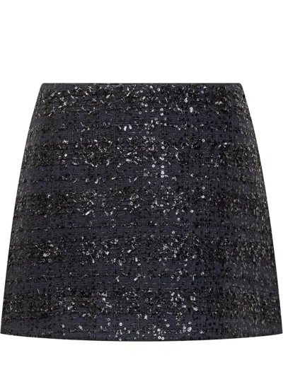 Rotate Birger Christensen Blue Skirts In Black