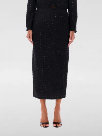 ROTATE BIRGER CHRISTENSEN SKIRT ROTATE WOMAN COLOR BLACK,G26177002