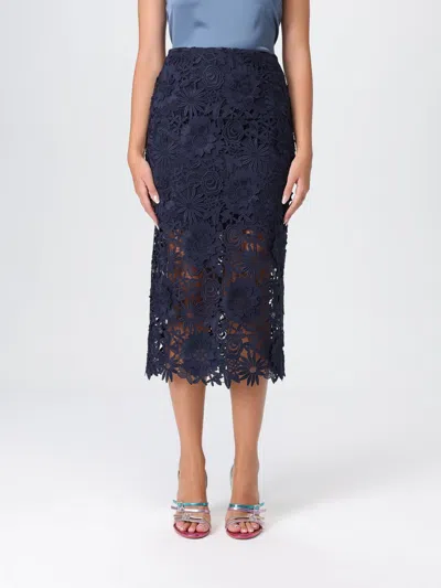 Rotate Birger Christensen Skirt Rotate Woman Color Blue