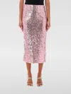 Rotate Birger Christensen Rotate Birgerchristensen Sequins Pencil Skirt In Pink