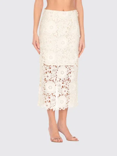ROTATE BIRGER CHRISTENSEN SKIRT ROTATE WOMAN COLOR WHITE,G96572001
