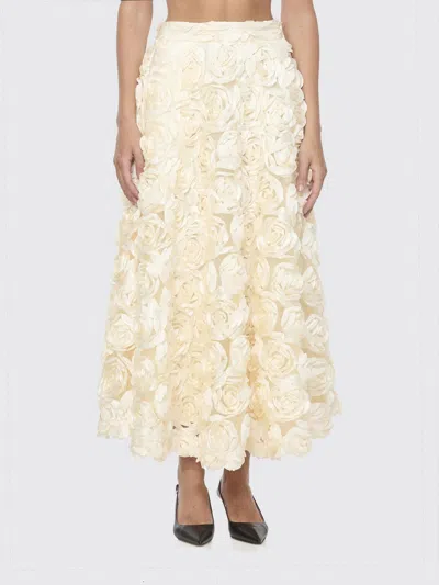 ROTATE BIRGER CHRISTENSEN SKIRT ROTATE WOMAN COLOR WHITE,H23212001