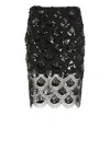 Rotate Birger Christensen Sequined Scalloped Midi Skirt