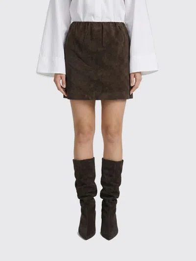 Rotate Birger Christensen Skirt Woman Rotate In Brown