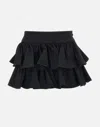 Rotate Birger Christensen High Waistband Ruffle Mini Skirt