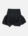 Rotate Birger Christensen Rotate High-waisted Mini Skirt In Textured Jacquard In Black
