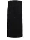 Rotate Birger Christensen Midi Skirt Rotate In Black