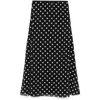 Rotate Birger Christensen Chiffon Midi Skirt In Black