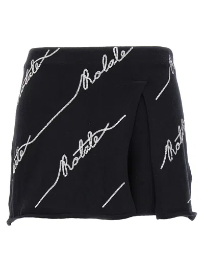 ROTATE BIRGER CHRISTENSEN ROTATE BIRGER CHRISTENSEN SKORT 'SEQUIN LOGO MINI'