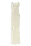 Rotate Birger Christensen Lace-trimmed Silk Satin Slip Dress In White