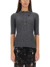 Rotate Birger Christensen Rotate Mohair And Wool Blend Polo Shirt