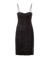 Rotate Birger Christensen Rotate Birgerchristensen Boucle Midi Dress In Black