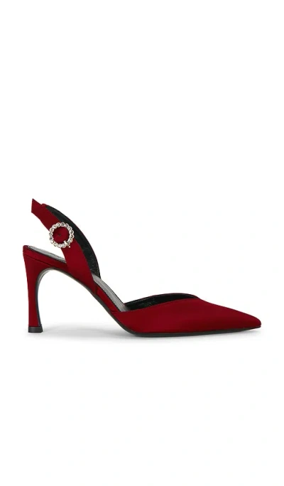 Rotate Birger Christensen Slingback High Heel Satin Pump In Multi